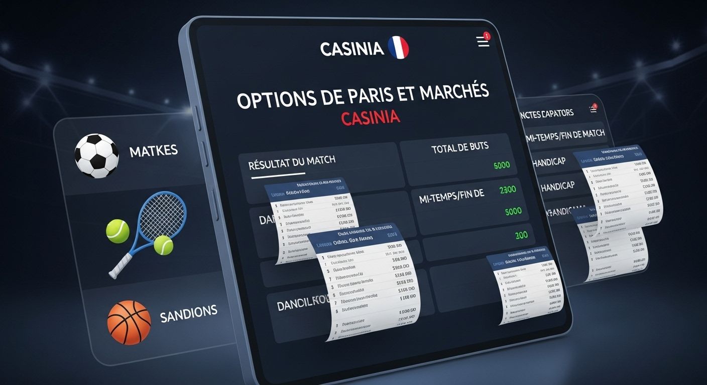 Options et marchés de paris sports betting
