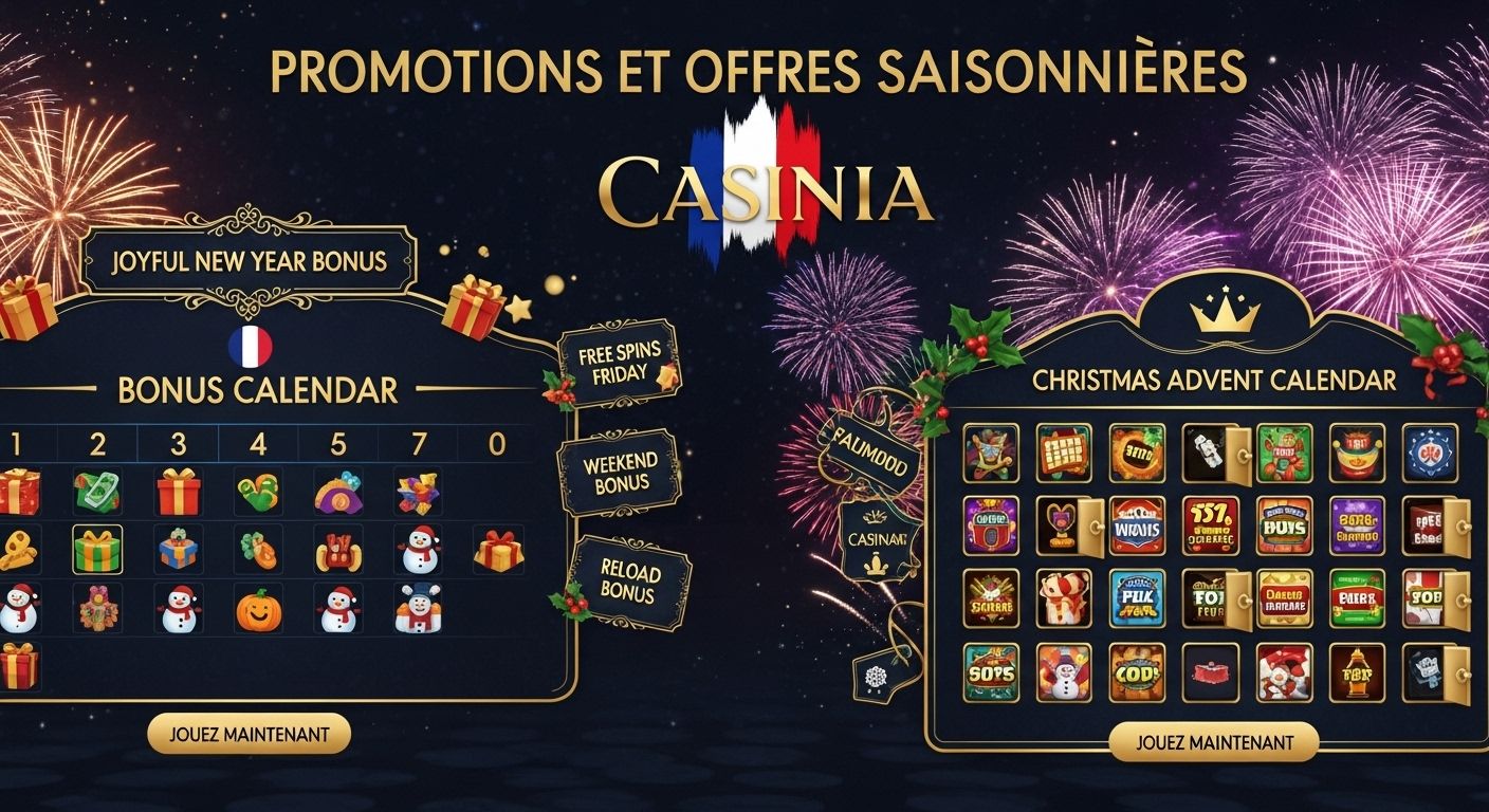 Promotions et offres saisonnières claim casino bonus