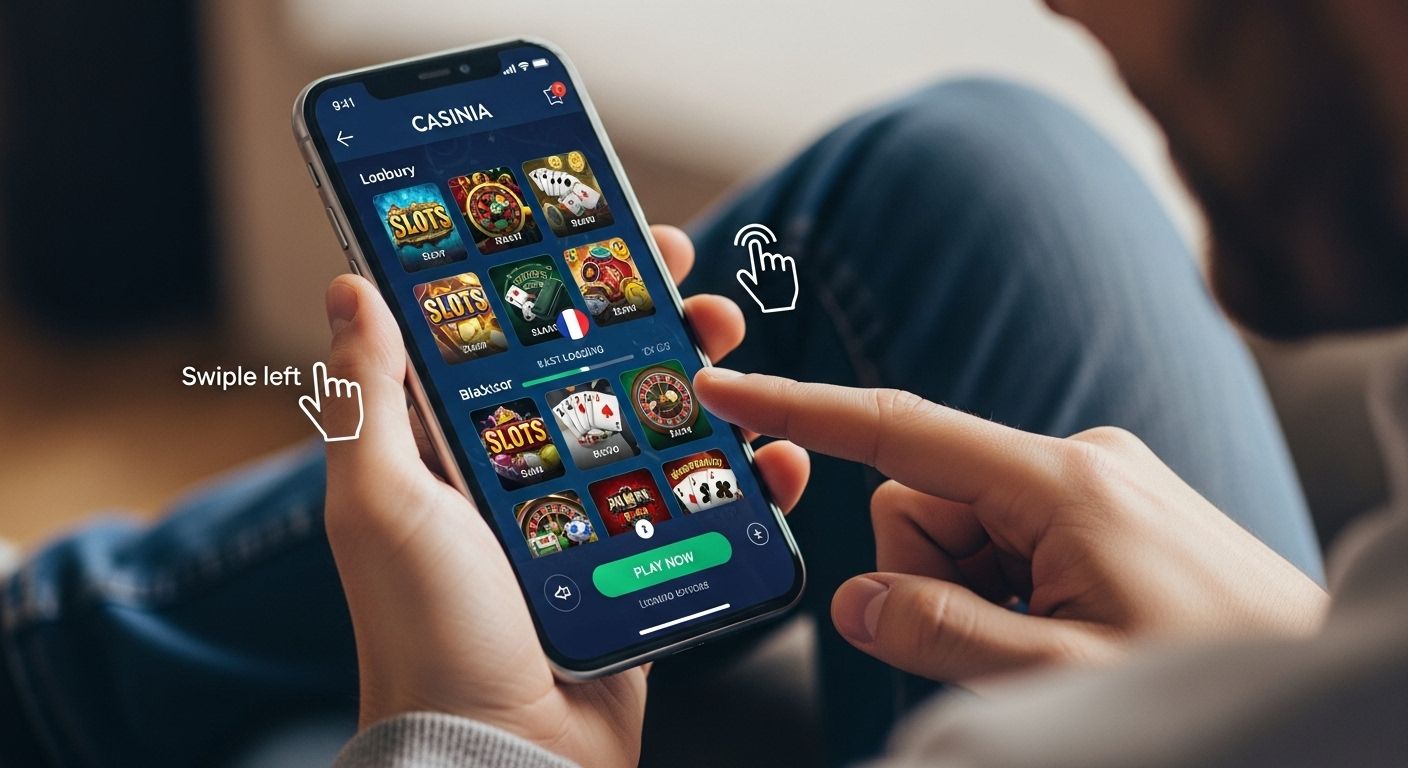 Expérience utilisateur casino app design