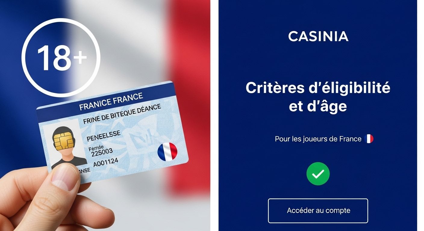 Conditions d'admissibilité et d'âge casino account setup