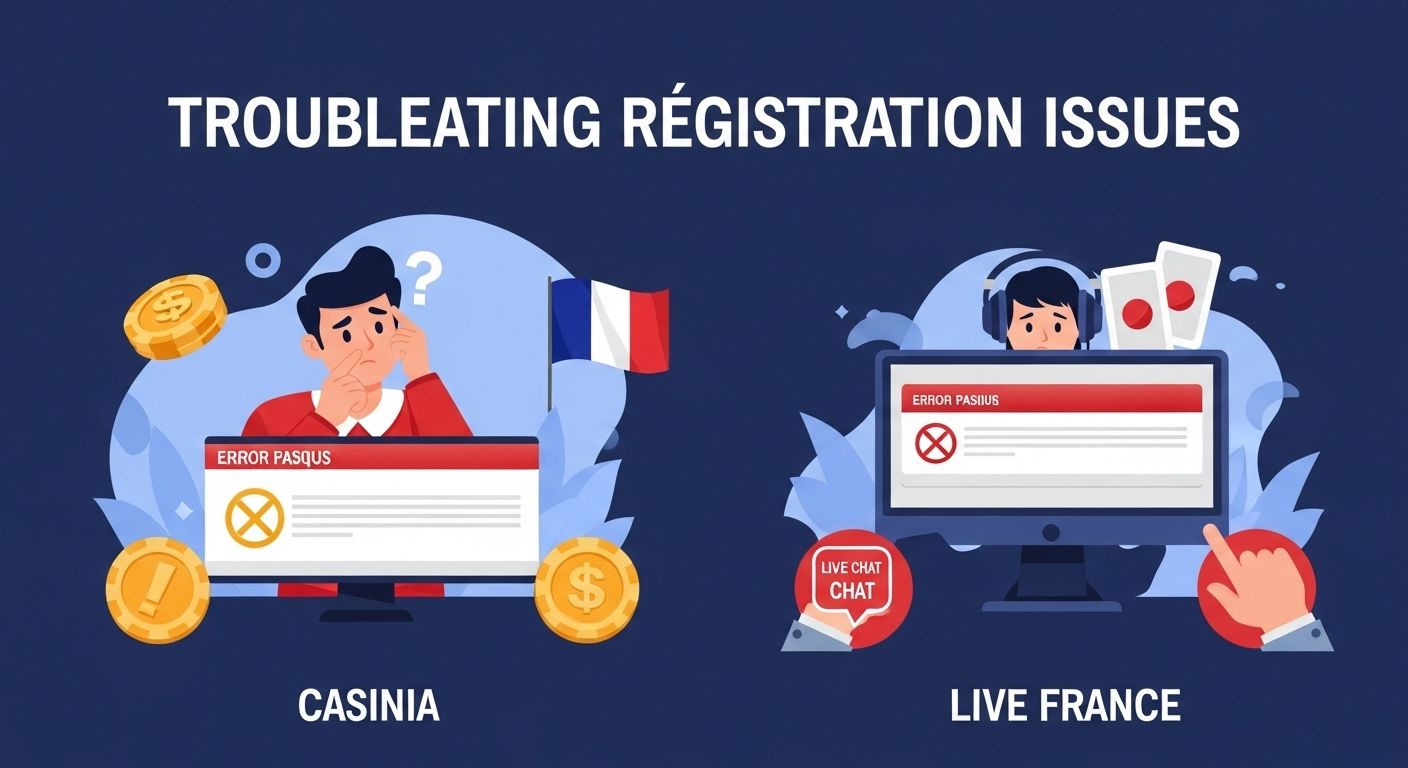 Dépannage des problèmes d'enregistrement register login